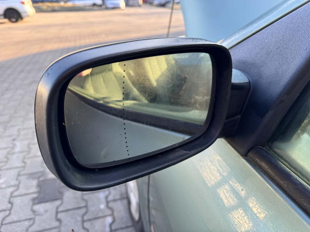 Renault Megane 2 original Au&szlig;enspiegel links elektrisch verstellbar TED97 Gr&uuml;n Bj.2005